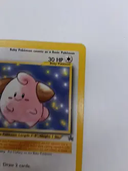 Cleffa WOTC Black Star Promo #31 Pokemon League 2001 Pokemon TCG - Image 3