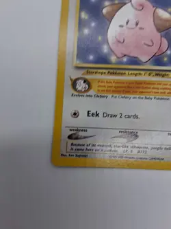 Cleffa WOTC Black Star Promo #31 Pokemon League 2001 Pokemon TCG - Image 5