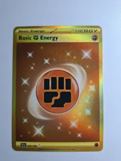 Pokemon - Basic Fighting Energy - 258/198 - Scarlet & Violet - Hyper Rare - NM - Image 4