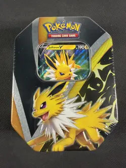 Pokemon Factory Sealed Jolteon Tin x4 packs - x1 Evolving Skies Chilling Reign - Image 1