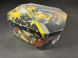 Pokemon Factory Sealed Jolteon Tin x4 packs - x1 Evolving Skies Chilling Reign - Image 4