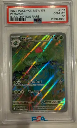 Ivysaur 167/165 S&V Pokemon 151 Illustration Rare PSA 10 Gem Mint!! English - Image 1