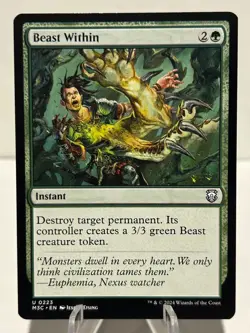 Beast Within 223 U Commander: Modern Horizons 3 NM MTG - Image 1