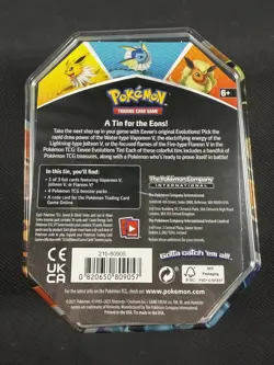 Pokemon Factory Sealed Flareon Tin x4 packs - x1 Evolving Skies Chilling Reign - Image 4