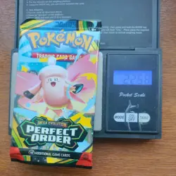 Pokemon Tcg Mega Evolution Perfect Order Heavy 22.68g Booster Pack New Sealed - Image 1