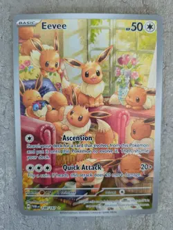 Eevee 188/167 Twilight Masquerade Illustration Rare Holo Full Art Pokemon - Image 1