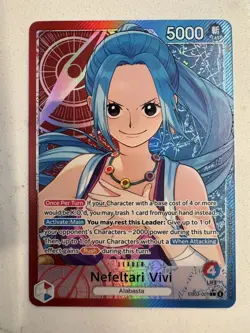 One Piece English - Nefeltari Vivi - Alt Art - EB03-001 - L - NM - Image 1