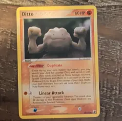 Pokemon TCG Ditto (Geodude) 62/113 Delta Species Common Basic 60 HP Eng - Image 1