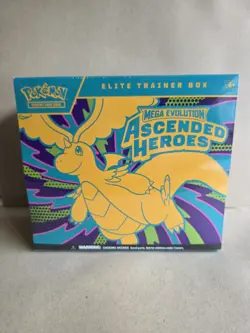 Pokemon TCG Mega Evolutions Ascended Heroes ETB Elite Trainer Box - Image 1