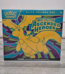 Pokemon TCG | Mega Evolutions | Ascended Heroes - Elite Trainer Box ETB - Image 1