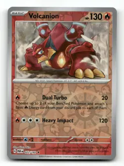 Volcanion 022/182 - Paradox Rift Reverse Holo - Pokemon Card NM/M - Image 1