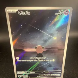 Pokemon TCG Cleffa Sv03: Obsidian Flames Holo Illustration Rare Card 202/197 - Image 3