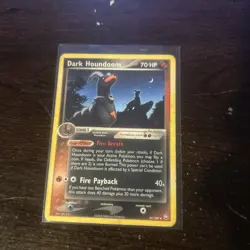 Pokemon Dark Houndoom TCG 37/109 Non-Holo Uncommon Card - Image 1