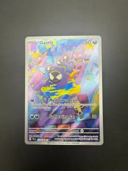 Gastly 177/162 Pokemon Temporal Forces Holo Full Art Card (Creased) - Image 3
