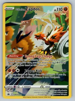 Galarian Zapdos Promo SWSH: Sword & Shield Promo Cards SWSH283 NM - Image 1