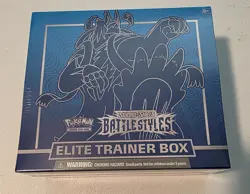 Pokemon Sword & Shield Battle Styles Elite Trainer Box, 133+ cards, Blue - Image 1