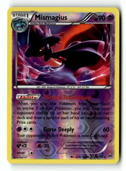 Pokemon Card Mismagius Reverse Holo LP XY - BREAKthrough 66/162 - Image 1