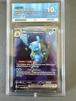 Pokemon TCG | Scarlet & Violet 151 - Blastoise ex SIR 200/165 - ACE 10 - Image 1