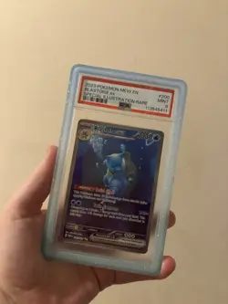 Pokemon TCG Blastoise EX 200/165 Sv: Scarlet & Violet 151 PSA 9 Mint - Image 1
