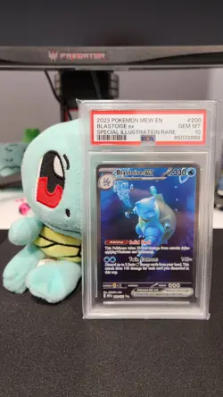 Blastoise EX 200/165 Scarlet & Violet 151 English PSA 10 Gem Mint Pokemon TCG - Image 1