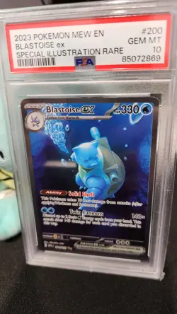 Blastoise EX 200/165 Scarlet & Violet 151 English PSA 10 Gem Mint Pokemon TCG - Image 2