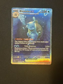 Pokemon TCG Blastoise EX Card 200/165 Scarlet & Violet 151 - Image 1