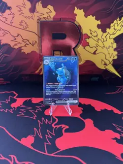 Pokemon TCG Blastoise EX Card 200/165 Scarlet & Violet 151 Series Near Mint - Image 1