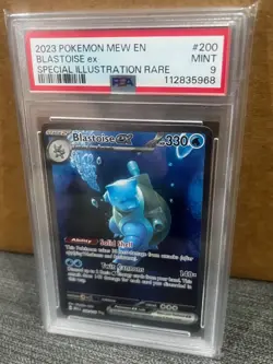 Pokemon TCG Blastoise ex : PSA 9 : 200/165 Scarlet & Violet Pokemon 151 Holo - Image 3