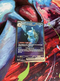 Pokemon TCG Blastoise Ex 200/165 Illustration Rare Scarlet & Violet 151 - Image 2