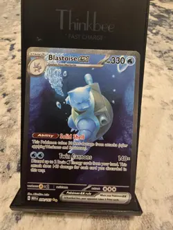 Pokemon TCG Blastoise EX Holo Card 200/165 Scarlet & Violet 151 Series - Image 2