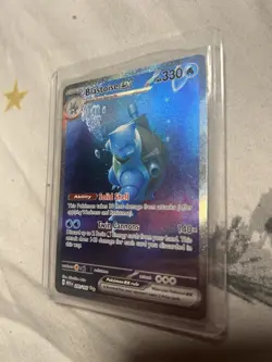 Pokemon TCG Blastoise EX Card 200/165 Scarlet & Violet 151 Series - Image 1