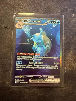 Pokemon TCG Blastoise ex Scarlet & Violet-151 200/165 Holo Special Illustration - Image 1