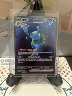 Pokemon TCG Blastoise ex Scarlet & Violet-151 200/165 Holo Special Illustration - Image 1