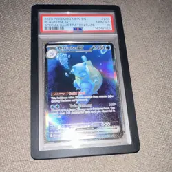 Pokemon TCG Blastoise ex 200/165 Scarlet & Violet 151 PSA 10 Holo Rare - Image 1