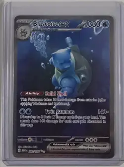 Pokemon Scarlet & Violet 151 TCG Blastoise EX 200/165 Special Illustration Mint - Image 1