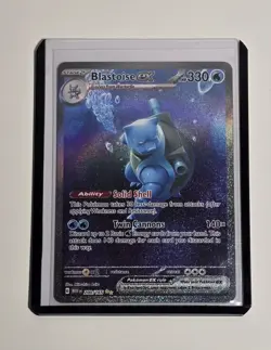 Blastoise EX 200/165 Scarlet & Violet 151 Special Illustration Pokemon TCG NM/M - Image 3