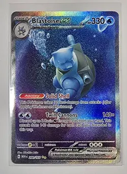 Blastoise EX 200/165 Scarlet & Violet 151 Special Illustration Pokemon TCG NM/M - Image 5