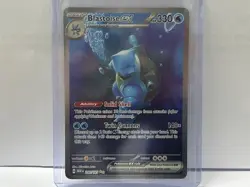 Pokemon TCG Blastoise ex Scarlet & Violet-151 200/165 Holo Special Illustration - Image 1