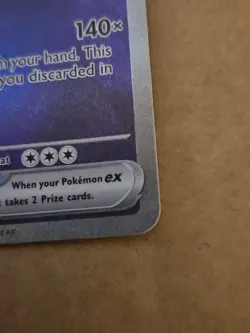 Pokemon TCG Blastoise EX Holo Card 200/165 Scarlet Violet 151 NM Condition - Image 3