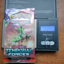 Heavy 22.96g Pokemon Tcg temporal forces Booster Pack Factory Sealed New - Image 1