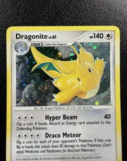 Dragonite Lv.61 Holo 2/146 Rare Legends Awakened Pokemon TCG With Swirl🌀LP - Image 2