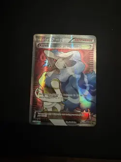Pokemon Karen Full Art Trainer XY177a Black Star Promo Rare - Image 1