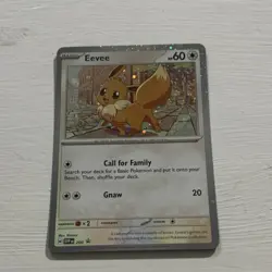 Pokemon Eevee SVP200 Sv: Scarlet & Violet Promo Cosmos Holo Basic 60 HP Card - Image 1