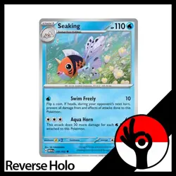 Pokemon TCG: Scarlet & Violet 151 - Reverse Holo - 119/165 - Seaking - Image 1