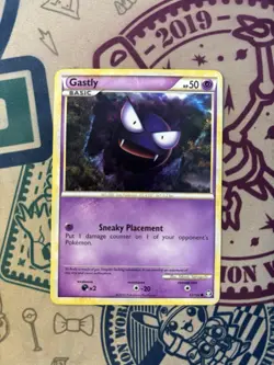 Gastly Triumphant Pokemon TCG 63/102 HeartGold & SoulSilver Common - Image 3