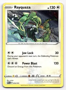 Rayquaza 014/015 Promo McDonald's Promos 2024 Pokemon MP - Image 1