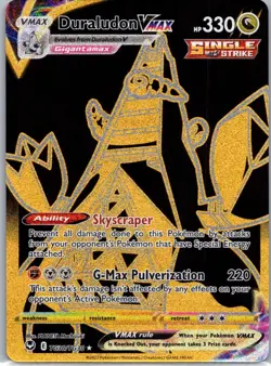 Pokemon TCG Duraludon VMAX TG30 Silver Tempest Holo NM - Image 1