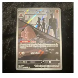 Pokemon Team Rocket's Dugtrio Illustration Rare Holo Ability 100 HP Card 239/217 - Image 1
