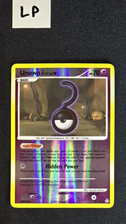 Unown U 82/146 LP Pokemon Legends Awakened Series - Image 1
