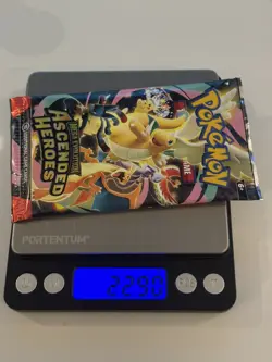 Mega Heavy Pokemon Ascended Heroes Booster Pack (22.90g) - Image 1